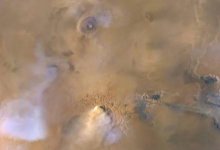 美國宇航局科學(xué)家認(rèn)為塵埃塔從火星表面到太空的水都被提升