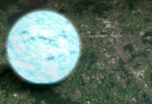 一個(gè)半徑為11公里的中子星大約與一個(gè)德國中型城市一樣大