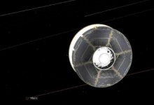 NASA的恒心漫游車(chē)位于火星中途