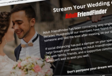 推遲婚禮如何在AdultFriendFinder上進行實時流式傳輸