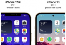 這款iPhone 13與iPhone 12的設(shè)計對比非常明顯