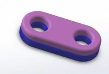 教你SolidWorks三維建模訓練第一百二十九拉伸槽口