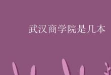 教育資訊：武漢商學院是幾本