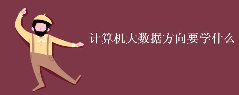計算機大數(shù)據(jù)方向要學什么