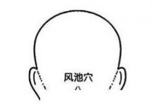 日常生活：風池穴位位置圖風池穴找法