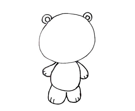 超萌小獅子簡筆畫2