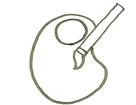 調(diào)色板簡(jiǎn)筆畫(huà)彩色3