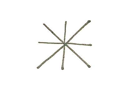 玩具風(fēng)車簡(jiǎn)筆畫(huà)的畫(huà)法2