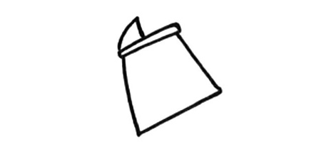 勞動(dòng)節(jié)卡通澆水簡(jiǎn)筆畫1