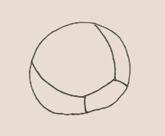 排球簡(jiǎn)筆畫(huà)涂色3