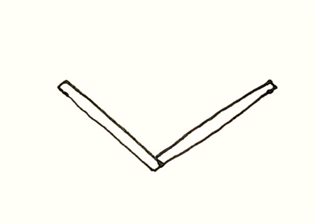 折扇簡(jiǎn)筆畫(huà)彩色1