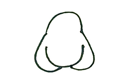 蓮霧簡(jiǎn)筆畫畫法及涂色2