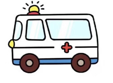 兒童簡筆畫救護(hù)車的畫法 兒童簡筆畫救護(hù)車怎么畫6