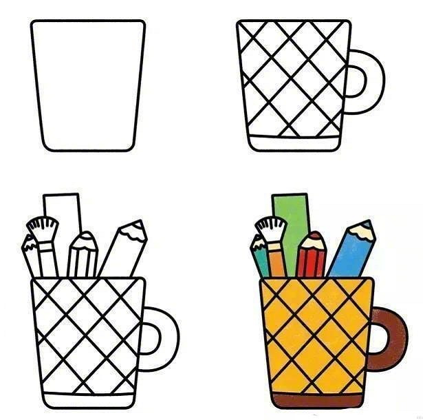 生活用品簡(jiǎn)筆畫(huà)圖片大全2