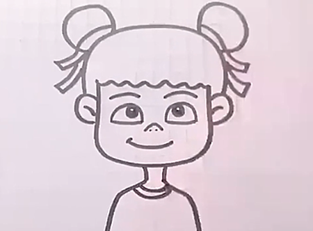 怎么畫哪吒簡(jiǎn)筆畫步驟4