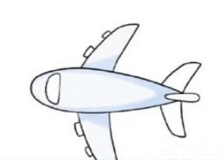 飛機(jī)簡筆畫圖片大全步驟圖解3