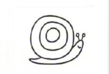如何用蝸牛簡(jiǎn)筆畫出字母O