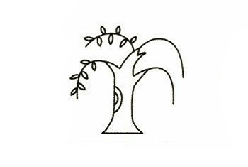 柳樹簡(jiǎn)筆畫簡(jiǎn)單又好看4