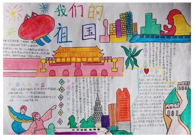 國慶節(jié)手抄報(bào)圖片