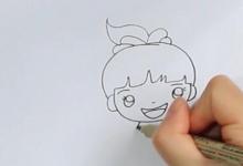 如何畫(huà)小女孩跳繩的簡(jiǎn)筆畫(huà)？