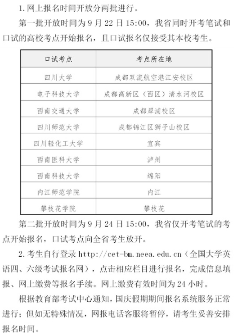 四川2021下半年大學(xué)英語(yǔ)四六級(jí)考試報(bào)名時(shí)間及方法