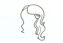 美人魚(yú)簡(jiǎn)筆畫(huà)步圖