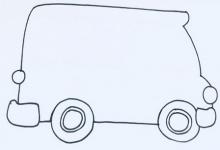 校車(chē)怎么畫(huà)簡(jiǎn)筆畫(huà)？