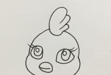 孔雀如何畫簡單的筆畫？