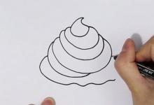 甜品簡筆畫彩圖