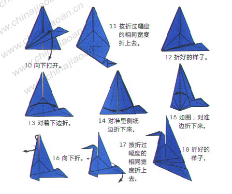 幼兒手工：千紙鶴的折法