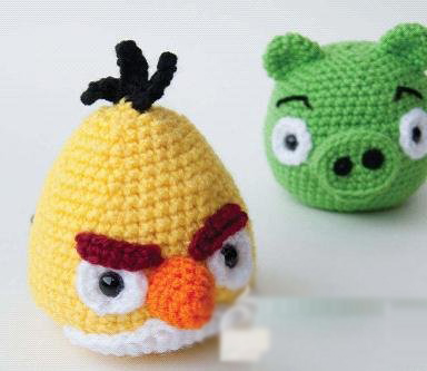 手工制作玩具 手工編織憤怒的小鳥