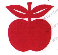 幼兒手工剪紙大紅蘋果