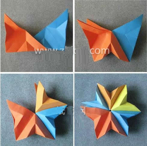 圣誕節(jié)小手工：圣誕星的手工折法