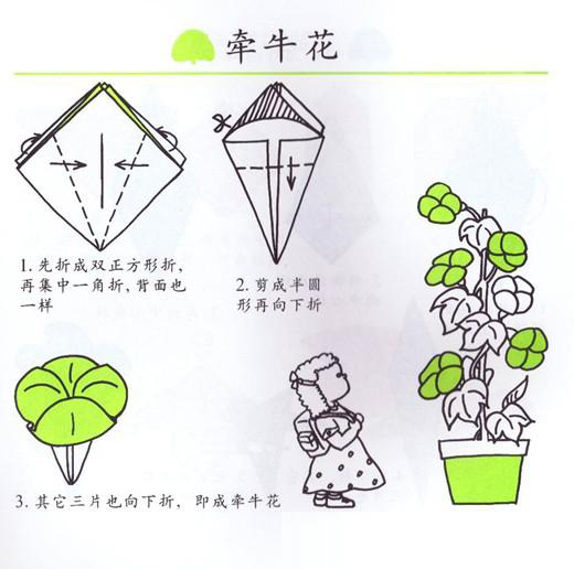 兒童折紙：牽?；ǖ氖止ふ鄯?