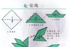 如何用手折信鴿？