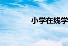 小學(xué)在線學(xué)習(xí)平臺(tái)有哪些？