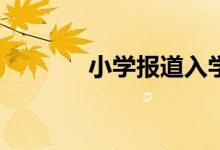 小學(xué)報道入學(xué)通知書還要嗎？