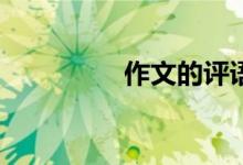 作文的評語應(yīng)該怎樣寫？