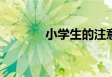 小學(xué)生的注意力有哪些特點(diǎn)？