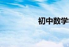 初中數(shù)學學習方法淺析