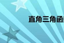 直角三角函數(shù)邊角關系圖解