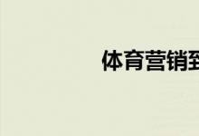 體育營(yíng)銷到底火拼什么？
