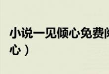 小說一見傾心免費(fèi)閱讀最新章節(jié)(小說一見傾心)