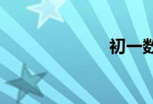 初一數(shù)學(xué)經(jīng)驗點