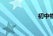 初中物理的學(xué)習(xí)