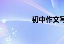 初中作文寫(xiě)作方法與技巧