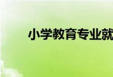小學教育專業(yè)就業(yè)方向（前景如何）