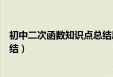 初中二次函數(shù)知識(shí)點(diǎn)總結(jié)思維導(dǎo)圖(初中二次函數(shù)知識(shí)點(diǎn)總結(jié))