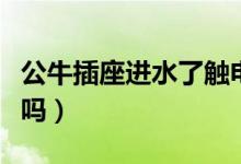 公牛插座進水了觸電嗎（插座進水后自己會干嗎）
