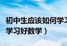 初中生應該如何學習好數(shù)學（初中生怎樣才能學習好數(shù)學）